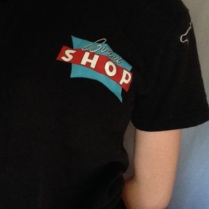 Black freedom board shop tee